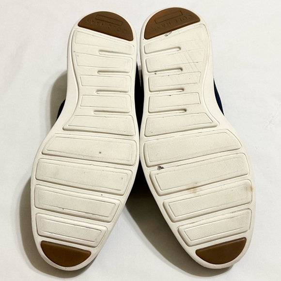 Cole Haan Original Grand OS Navy Blue/Ivory Stitchlite Wingtip Oxfords - 13M - Picture 15 of 17